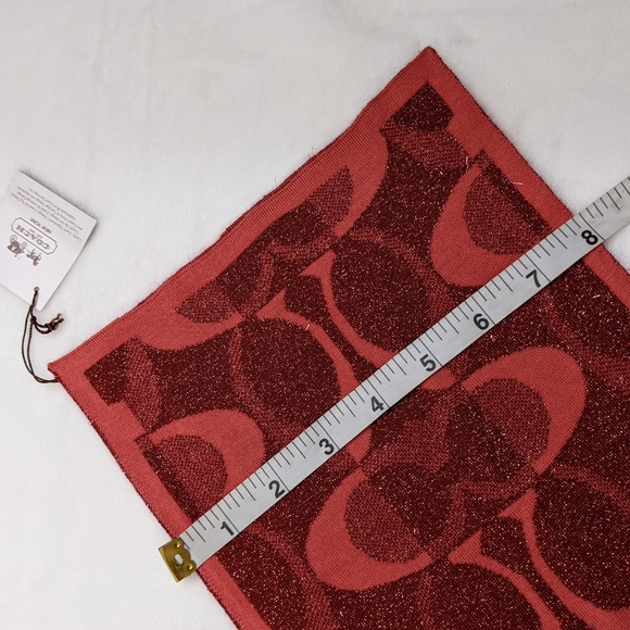 Coach Signature C Tonal Dream Knit Scarf - Picture 5 of 12